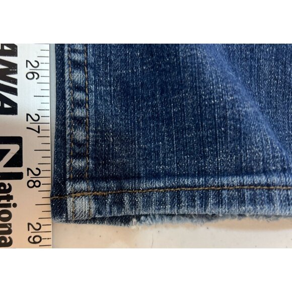 Calvin Klein Mens W33 L30 Straight Leg Jeans distressed SEE Picts - Picture 8 of 10